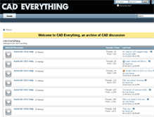 Tablet Screenshot of cadeverything.com